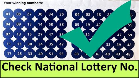 lottery check my numbers.